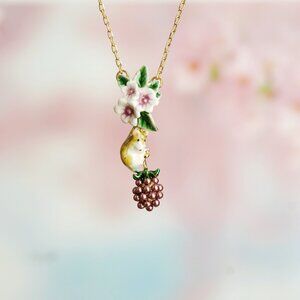 Brandnew cute mouse and blackberry necklace Bill skinner